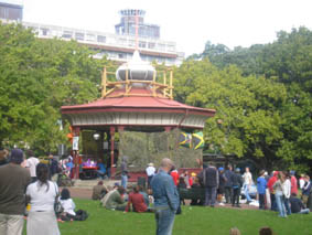 scene in Albert Park