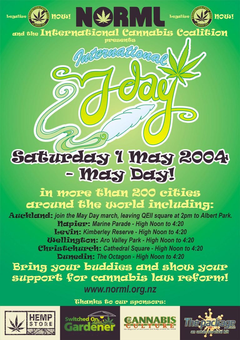 J Day is the first Saturday in May – NORML NZ