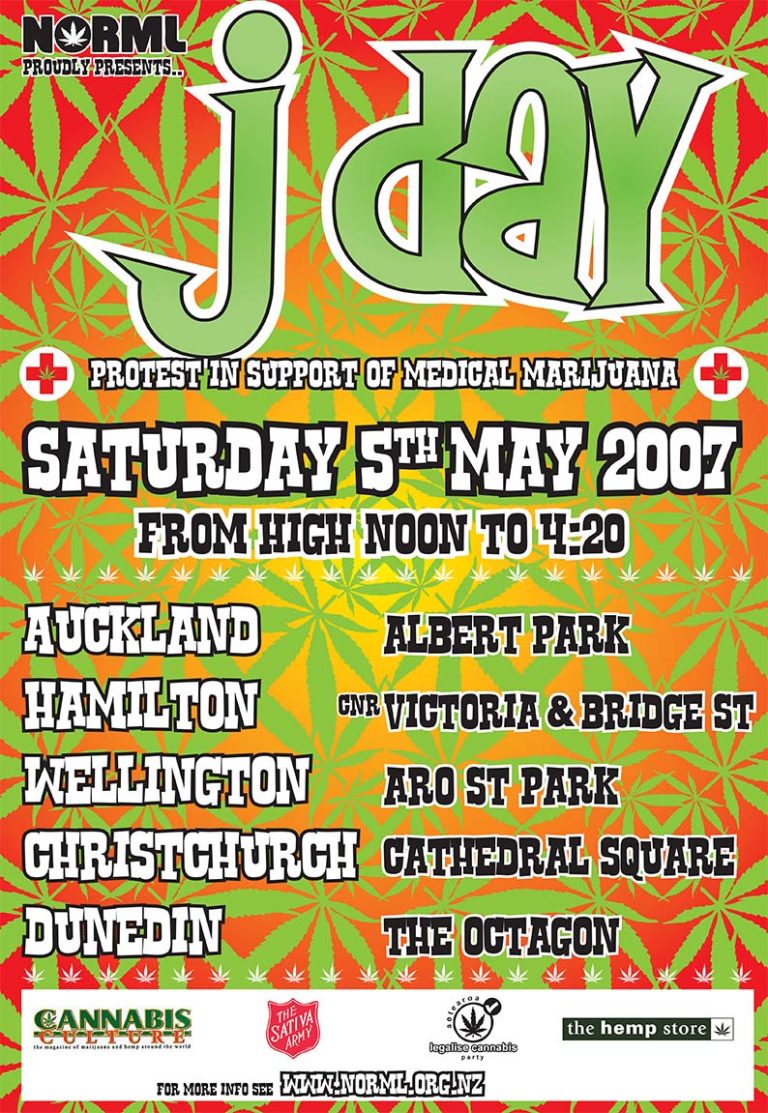 J Day is the first Saturday in May – NORML NZ