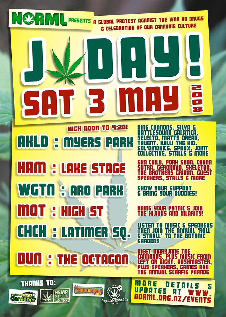 J Day is the first Saturday in May – NORML NZ