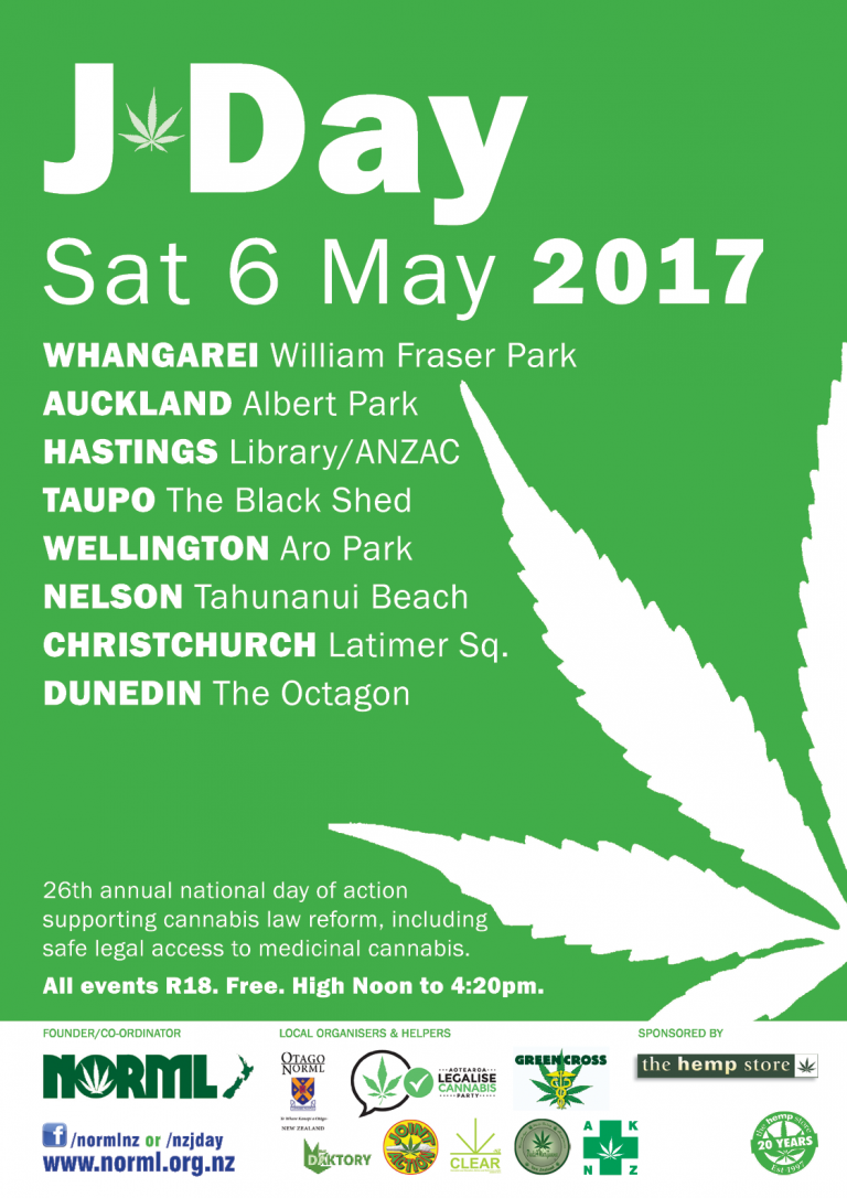 J Day is the first Saturday in May – NORML NZ