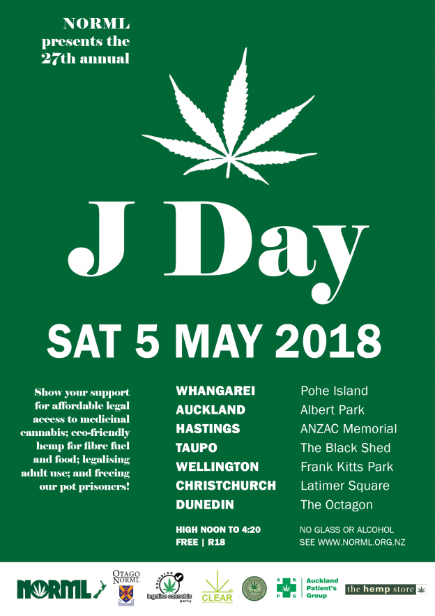 J Day is the first Saturday in May – NORML NZ