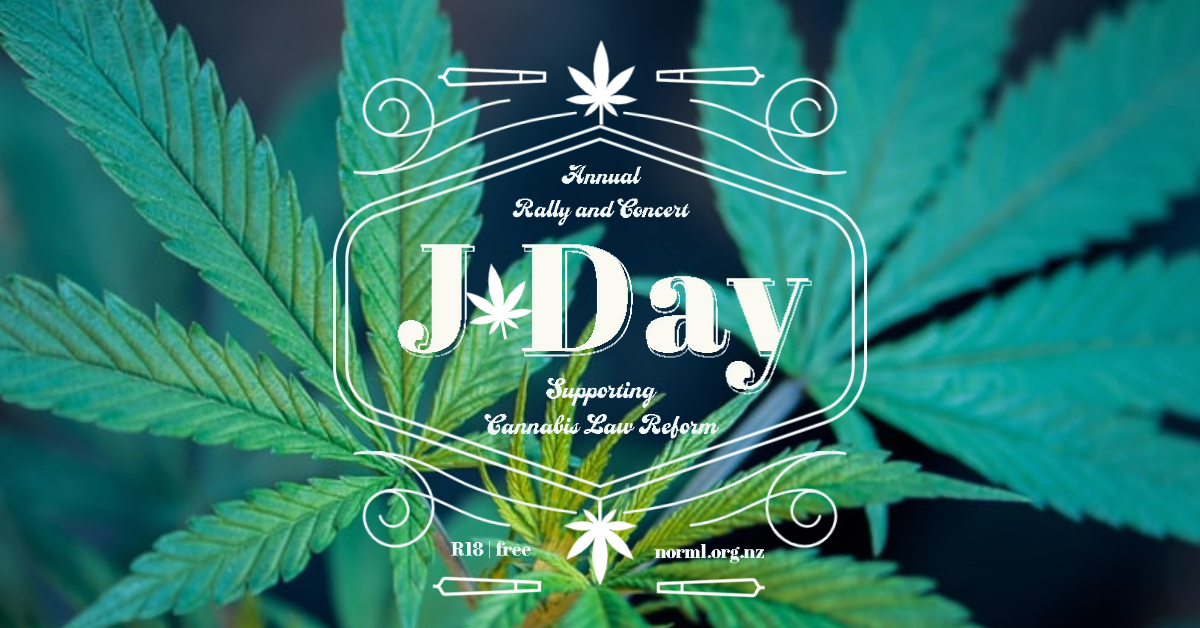 J Day is the first Saturday in May NORML NZ