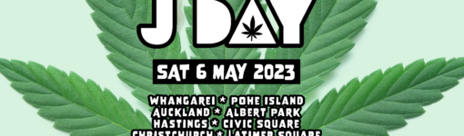 J Day, NZ’s nationwide cannabis rally, is Sat 6 May 2023